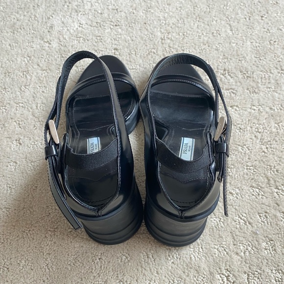 Prada Sport Ankle Strap Wedge Heels - Picture 4 of 7